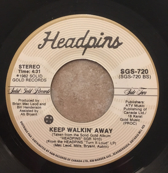 Headpins : Don't It Make Ya Feel (7", Single)