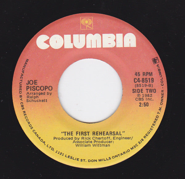 Joe Piscopo : I Love Rock 'N Roll (Medley) (7", Single)