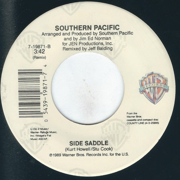 Southern Pacific : Reckless Heart (7", Single)