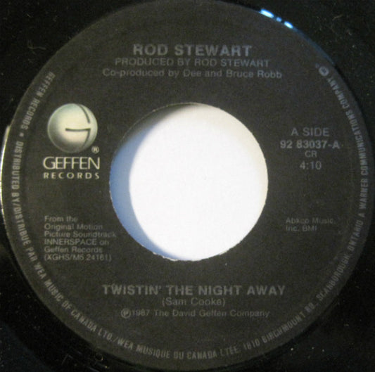 Rod Stewart : Twistin' The Night Away (7")