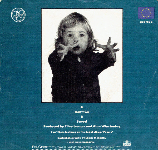 Hothouse Flowers : Don't Go (7", Single)
