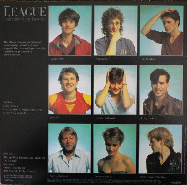 The League Unlimited Orchestra : Love And Dancing (LP, Album)