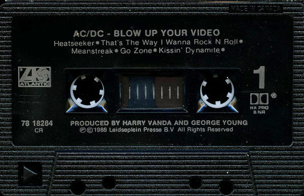 AC/DC : Blow Up Your Video (Cass, Album, Dol)