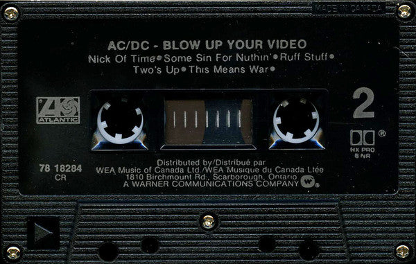 AC/DC : Blow Up Your Video (Cass, Album, Dol)