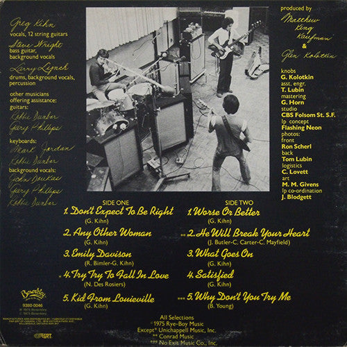 Greg Kihn : Greg Kihn (LP, Album)