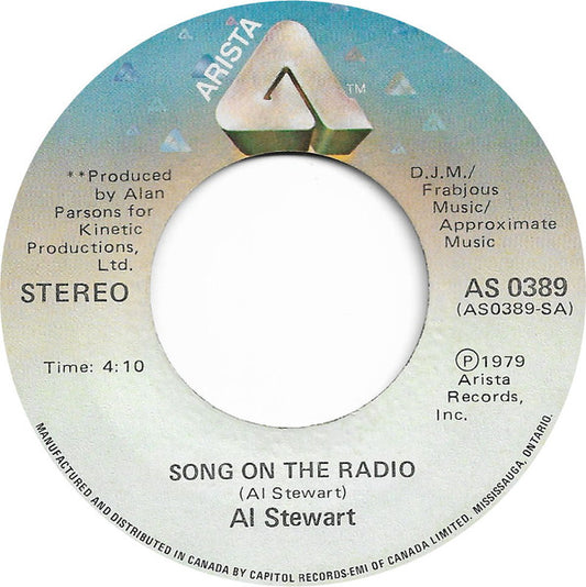 Al Stewart : Song On The Radio / A Man For All Seasons (7", Single)