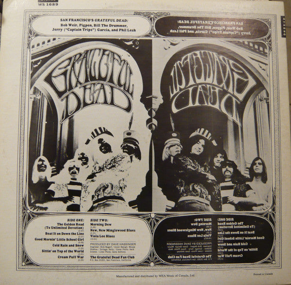 The Grateful Dead : The Grateful Dead (LP, Album, RE)