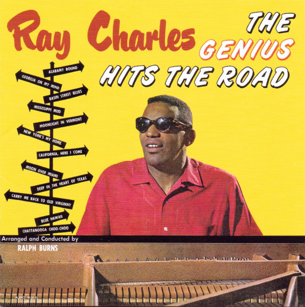 Ray Charles : The Genius Hits The Road (CD, Album, RE, RM)