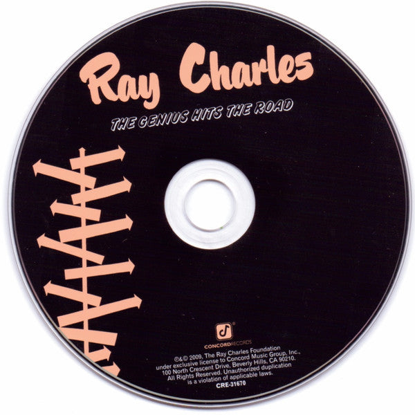 Ray Charles : The Genius Hits The Road (CD, Album, RE, RM)