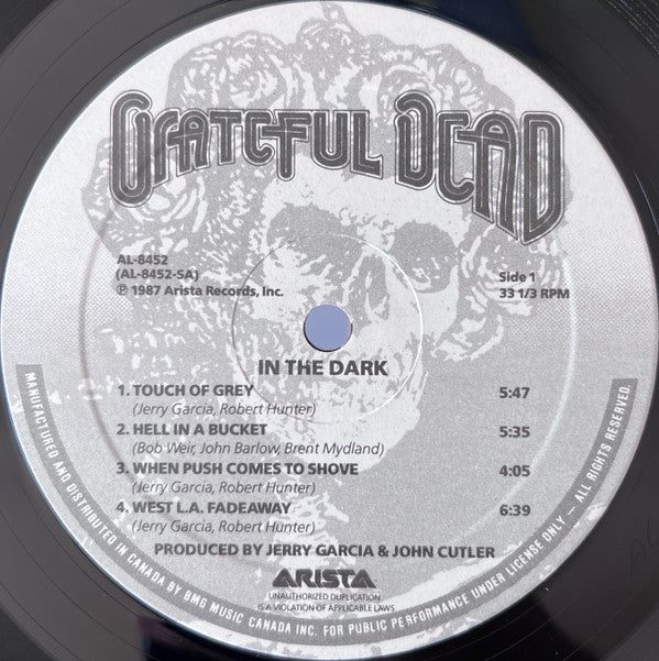 The Grateful Dead : In The Dark (LP, Album, No )
