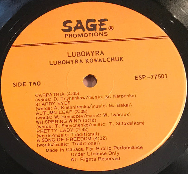 Luba : Lubomyra (LP, Album)