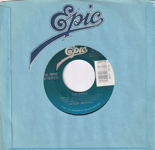 Waylon Jennings : The Eagle (7", Single, Styrene)