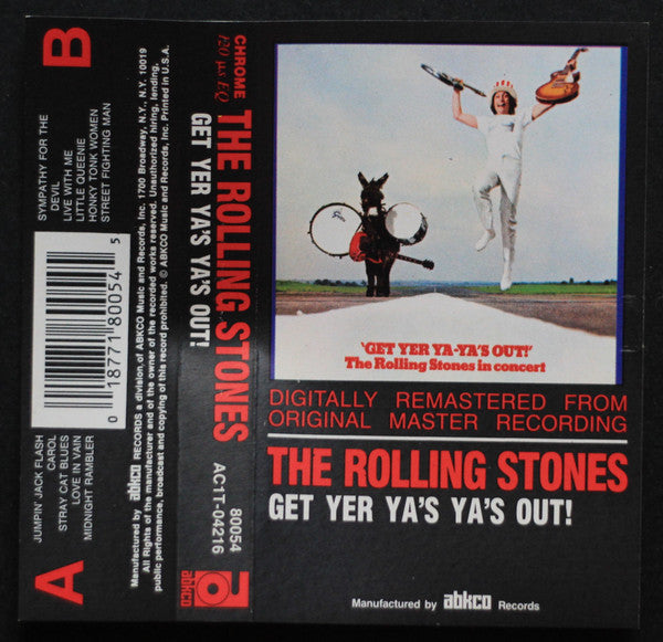The Rolling Stones : Get Yer Ya Ya's Out (Cass, Album, RE, RM)