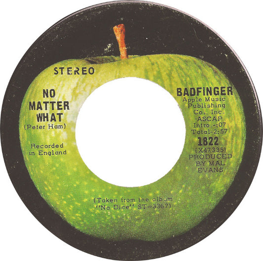 Badfinger : No Matter What (7", Single)