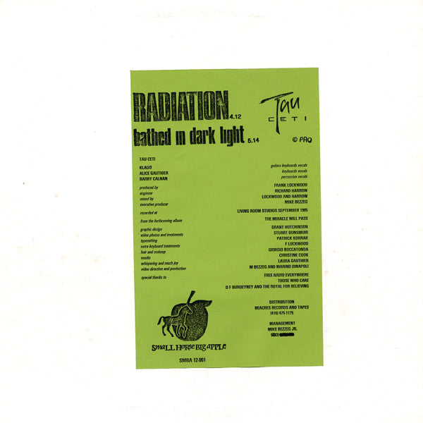 Tau Ceti (2) : Radiation (12", Num)