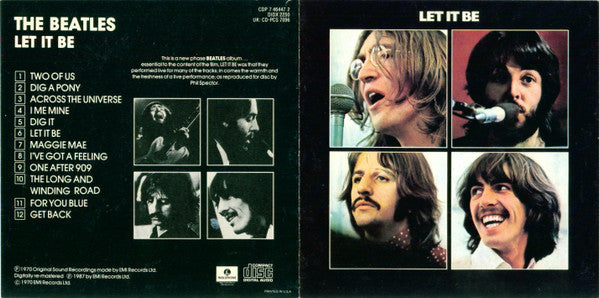 The Beatles : Let It Be (CD, Album, RE, RM, Jax)