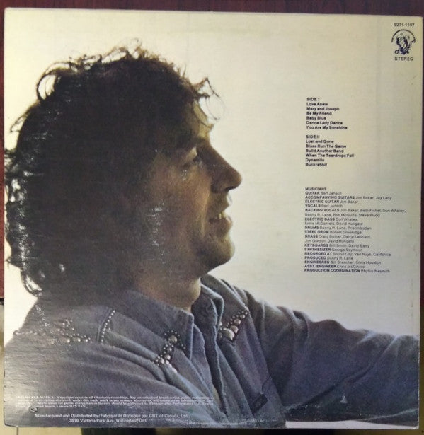 Bert Jansch : Santa Barbara Honeymoon (LP, Album)