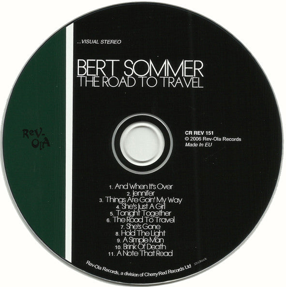 Bert Sommer : The Road To Travel (CD, Album, RE)