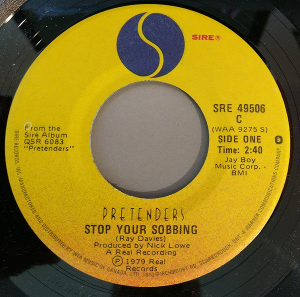 Pretenders* : Stop Your Sobbing (7", Single)