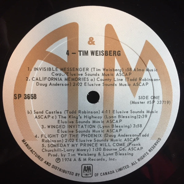 Tim Weisberg : 4 (LP, Album)