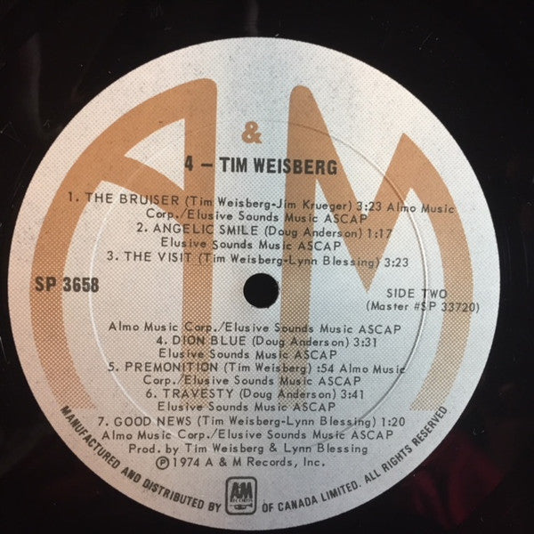 Tim Weisberg : 4 (LP, Album)