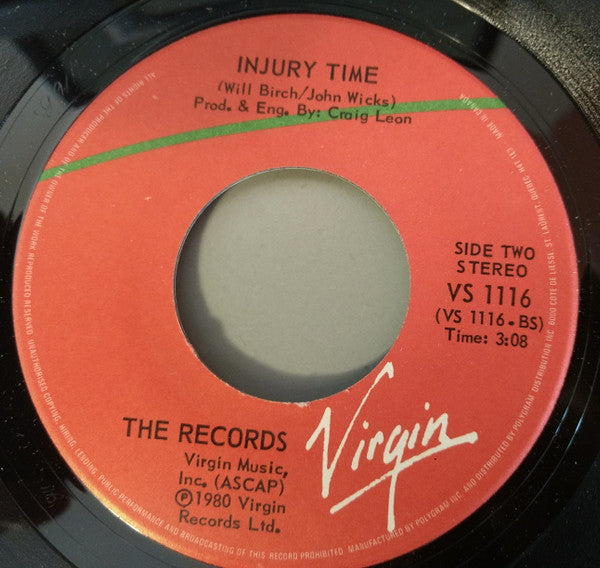 The Records : Hearts In Her Eyes (7")