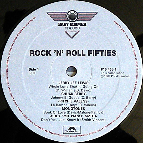 Various : Rock'n'Roll Fifties (LP, Comp)