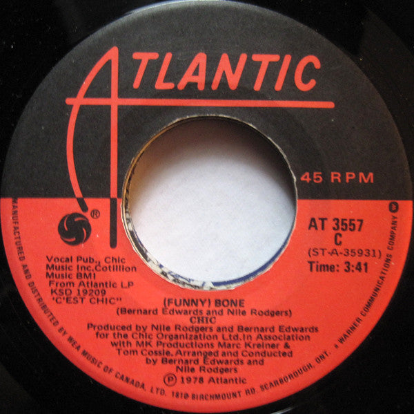 Chic : I Want Your Love / (Funny) Bone (7", Pic)