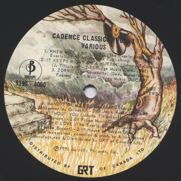Various : Cadence Classics, Vol. 1 (LP, Comp)