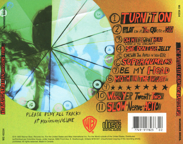 The Flaming Lips : Transmissions From The Satellite Heart (CD, Album, Club, RE)