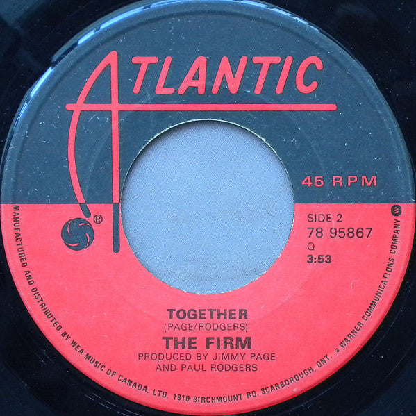 The Firm (7) : Radioactive (7", Single)