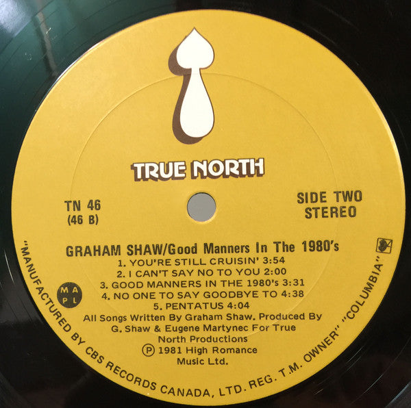 Graham Shaw : Good Manners In The 1980's (LP, Album)
