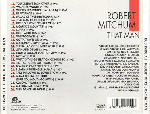 Robert Mitchum : That Man (CD, Comp)