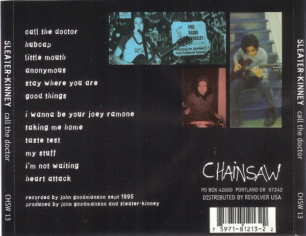 Sleater-Kinney : Call The Doctor (CD, Album)