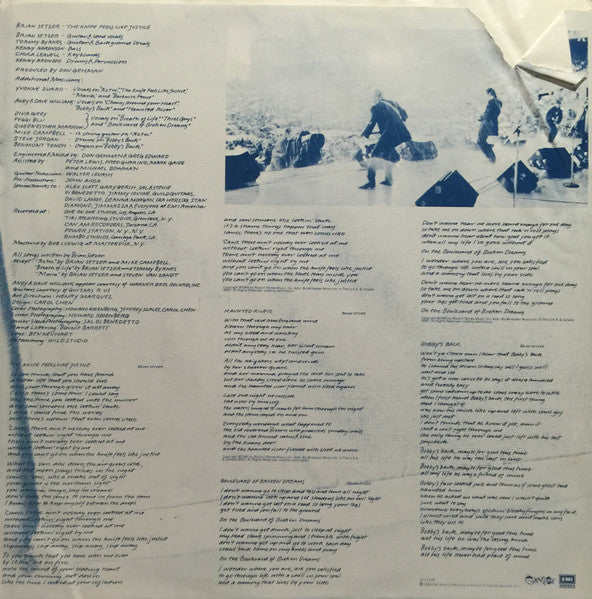 Brian Setzer : The Knife Feels Like Justice (LP, Album)