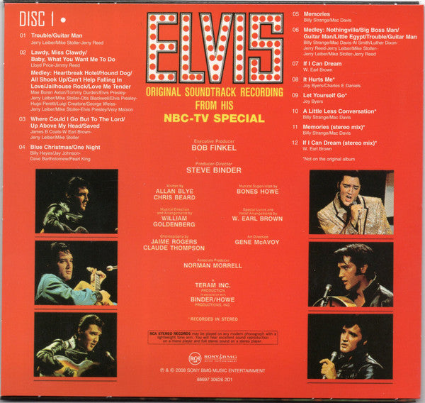 Elvis Presley : The Complete '68 Comeback Special (CD, Album, RE + 3xCD + Box, Comp, Dlx, RM)
