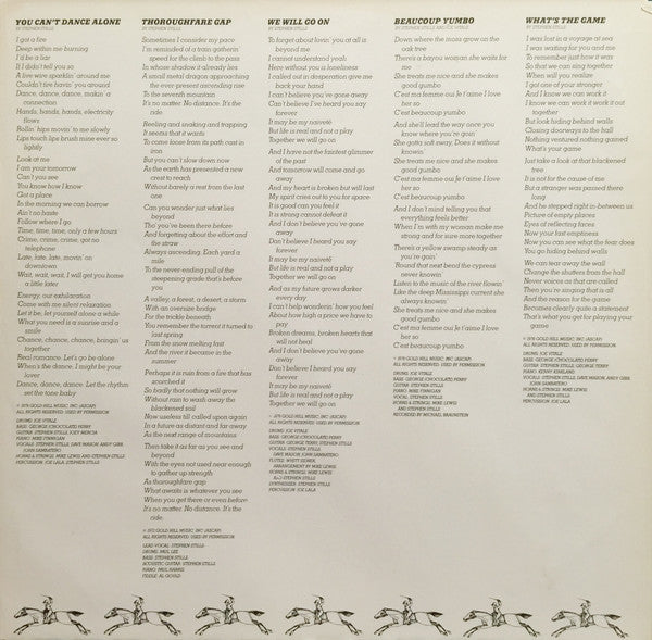 Stephen Stills : Thoroughfare Gap (LP, Album)