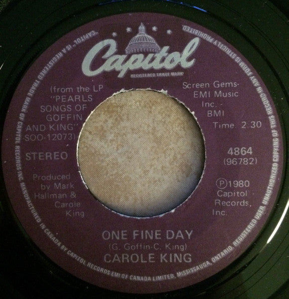 Carole King : One Fine Day (7", Single)