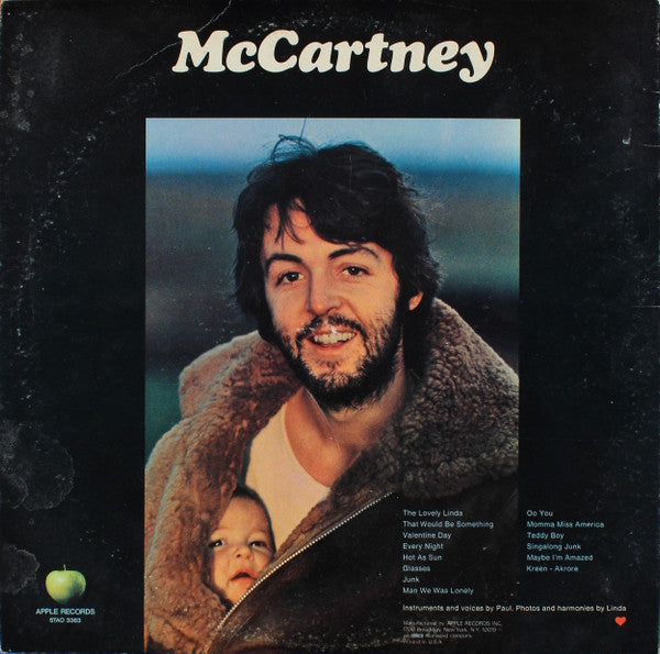 Paul McCartney : McCartney (LP, Album, Win)