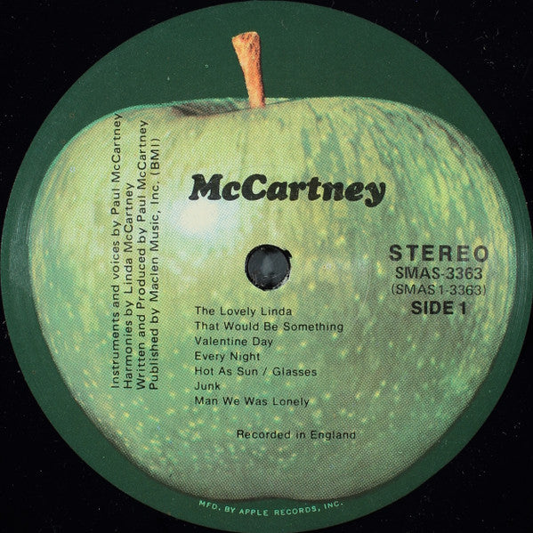 Paul McCartney : McCartney (LP, Album, Win)
