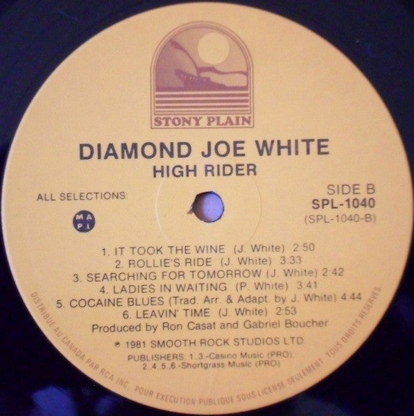 Diamond Joe White : High Rider (LP, Album)