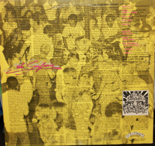 The Surfaris : Live (LP, Album)