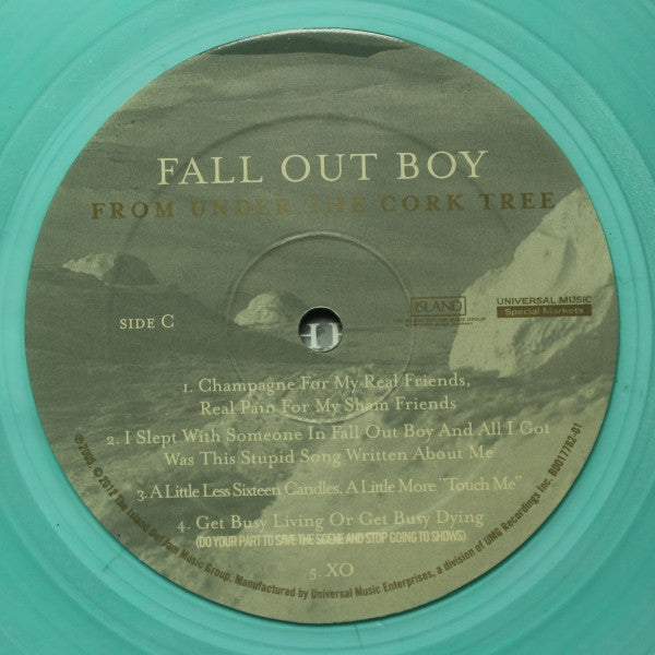 Fall Out Boy : From Under The Cork Tree  (2xLP, Album, Ltd, RE, Cok)