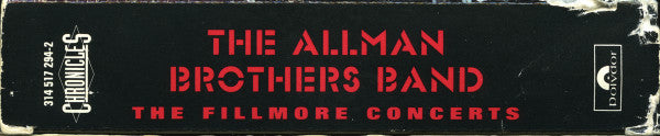 The Allman Brothers Band : The Fillmore Concerts (2xCD, Comp, Club, BMG)