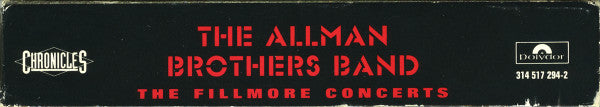 The Allman Brothers Band : The Fillmore Concerts (2xCD, Comp, Club, BMG)