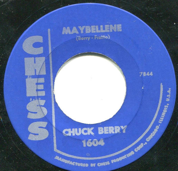 Chuck Berry : Maybellene / Wee Wee Hours (7", Single, RE)