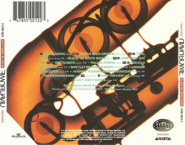 David Bowie : Black Tie White Noise (CD, Album)