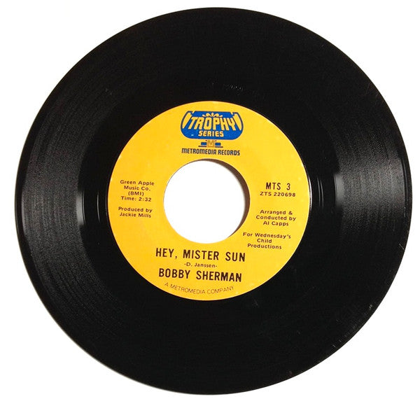 Bobby Sherman : Easy Come, Easy Go / Hey, Mister Sun (7", Single)
