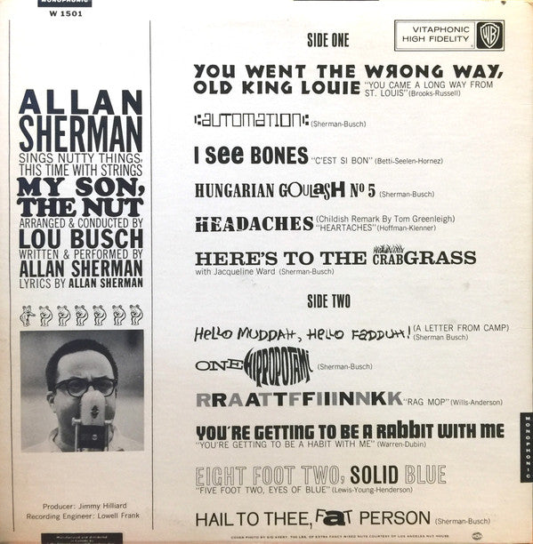 Allan Sherman : My Son, The Nut (LP, Mono)