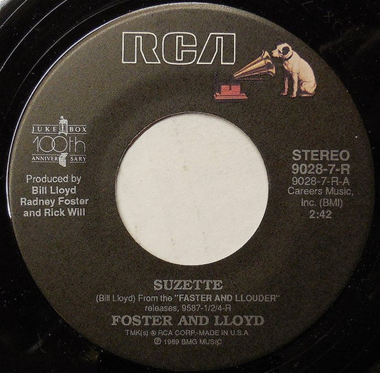 Foster And Lloyd : Suzette (7")